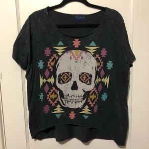 💖Bundle for Deals!💖 Skull Acid Wash Boxy T…